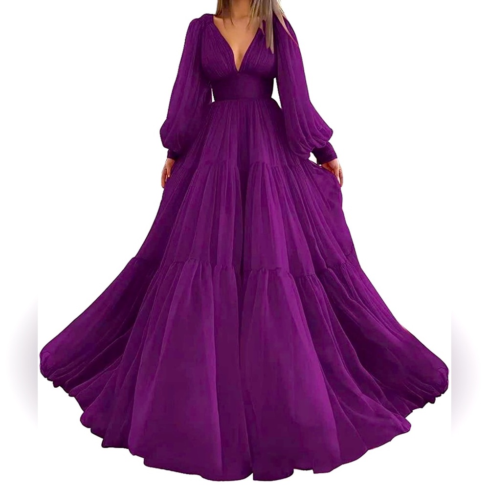 Purple gown